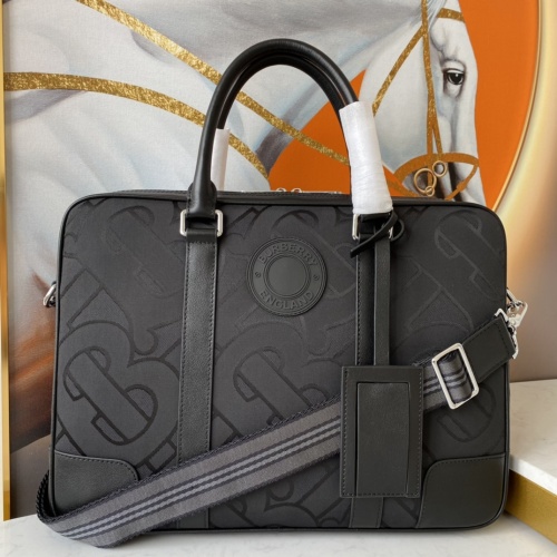 Replica Burberry AAA Man Handbags #1094458 $160.00 USD for Wholesale