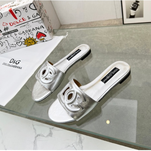 Dolce &amp; Gabbana D&amp;G Slippers For Women #1094466 $68.00 USD, Wholesale Replica Dolce &amp; Gabbana D&amp;G Slippers