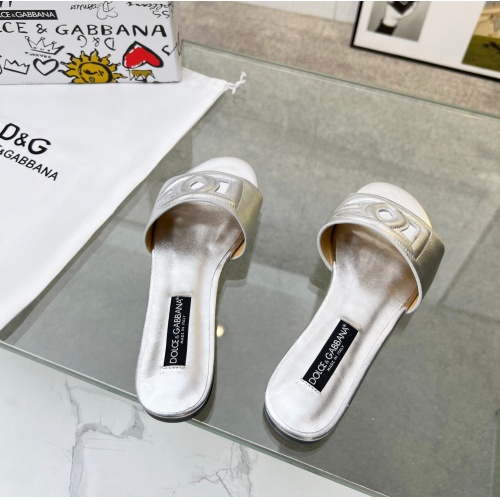 Replica Dolce & Gabbana D&G Slippers For Women #1094466 $68.00 USD for Wholesale