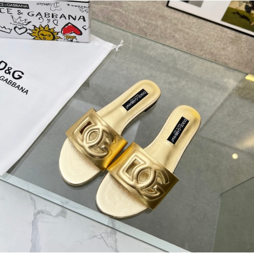 Dolce &amp; Gabbana D&amp;G Slippers For Women #1094467 $68.00 USD, Wholesale Replica Dolce &amp; Gabbana D&amp;G Slippers