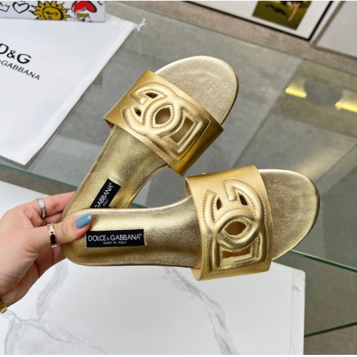 Replica Dolce & Gabbana D&G Slippers For Women #1094467 $68.00 USD for Wholesale