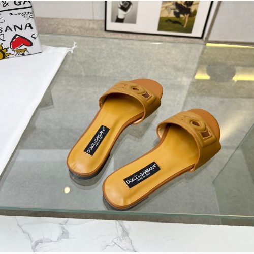 Replica Dolce & Gabbana D&G Slippers For Women #1094470 $68.00 USD for Wholesale