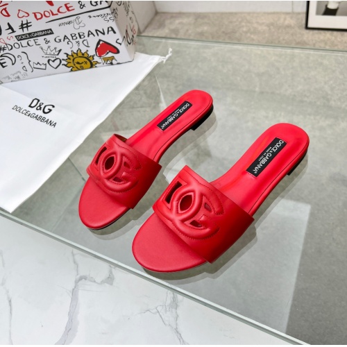 Dolce &amp; Gabbana D&amp;G Slippers For Women #1094472 $68.00 USD, Wholesale Replica Dolce &amp; Gabbana D&amp;G Slippers