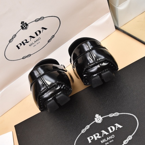 Replica Prada Leather Shoes For Men #1094568 $80.00 USD for Wholesale