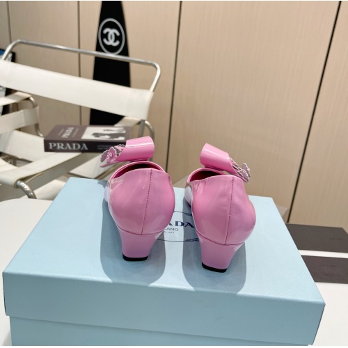 Replica Prada High-heeled Shoes For Women #1094696 $100.00 USD for Wholesale
