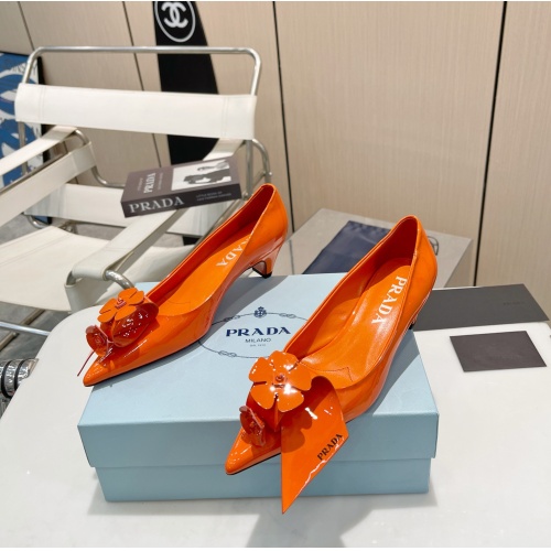 Prada High-heeled Shoes For Women #1094698 $100.00 USD, Wholesale Replica Prada High-heeled Shoes