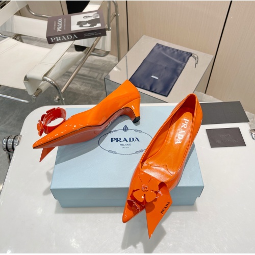 Replica Prada High-heeled Shoes For Women #1094698 $100.00 USD for Wholesale