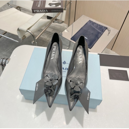 Replica Prada High-heeled Shoes For Women #1094699 $100.00 USD for Wholesale