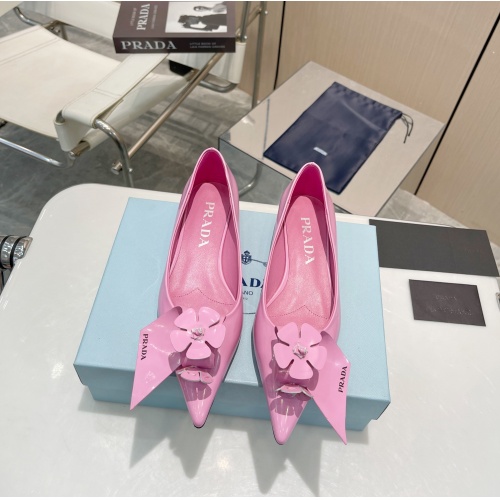 Replica Prada Flat Shoes For Women #1094700 $100.00 USD for Wholesale