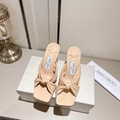 Replica Jimmy Choo Slippers For Women #1094767 $98.00 USD for Wholesale