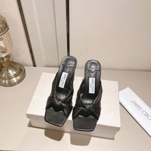 Replica Jimmy Choo Slippers For Women #1094768 $98.00 USD for Wholesale
