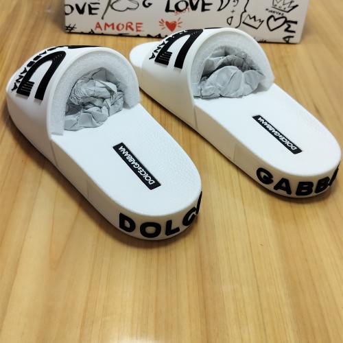 Replica Dolce & Gabbana D&G Slippers For Women #1094811 $48.00 USD for Wholesale