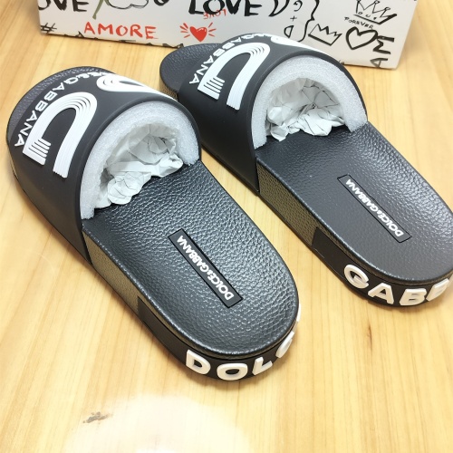 Replica Dolce & Gabbana D&G Slippers For Men #1094812 $48.00 USD for Wholesale