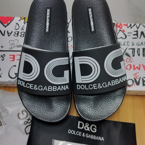 Replica Dolce & Gabbana D&G Slippers For Women #1094814 $48.00 USD for Wholesale