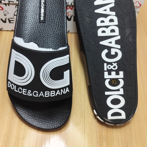 Replica Dolce & Gabbana D&G Slippers For Women #1094814 $48.00 USD for Wholesale