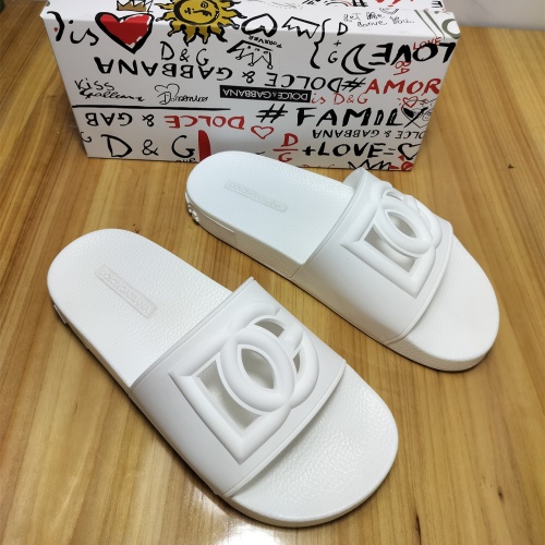 Replica Dolce & Gabbana D&G Slippers For Women #1094817 $48.00 USD for Wholesale