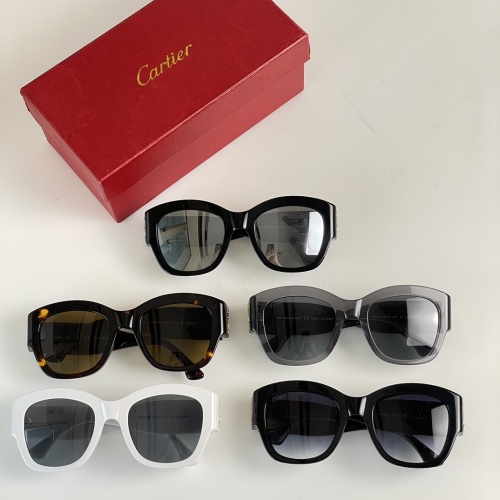 Replica Cartier AAA Quality Sunglassess #1095151 $56.00 USD for Wholesale