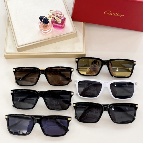 Replica Cartier AAA Quality Sunglassess #1095158 $60.00 USD for Wholesale