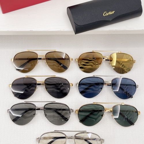 Replica Cartier AAA Quality Sunglassess #1095166 $60.00 USD for Wholesale