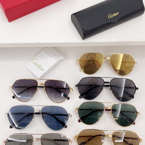 Replica Cartier AAA Quality Sunglassess #1095178 $64.00 USD for Wholesale