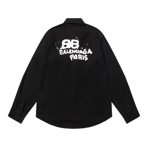 Replica Balenciaga Shirts Long Sleeved For Unisex #1095198 $45.00 USD for Wholesale