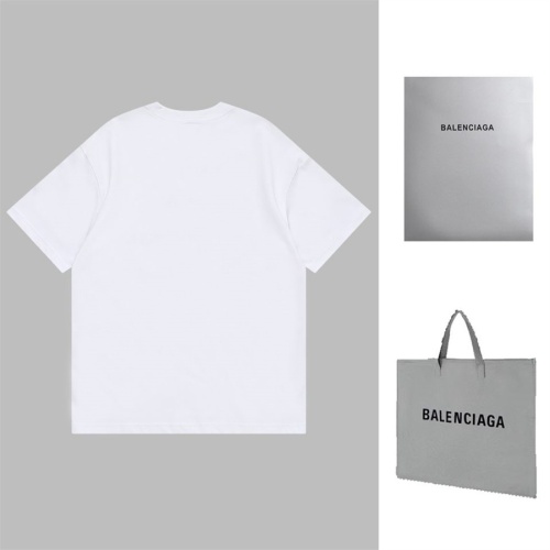 Replica Balenciaga T-Shirts Short Sleeved For Unisex #1095199 $45.00 USD for Wholesale