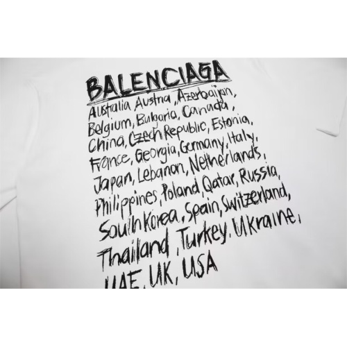 Replica Balenciaga T-Shirts Short Sleeved For Unisex #1095206 $42.00 USD for Wholesale