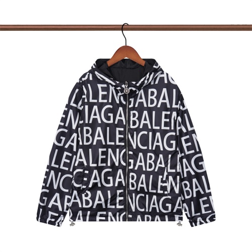 Replica Balenciaga Jackets Long Sleeved For Men #1095216 $52.00 USD for Wholesale