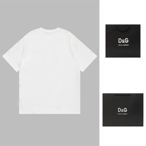 Replica Dolce & Gabbana D&G T-Shirts Short Sleeved For Unisex #1095272 $42.00 USD for Wholesale