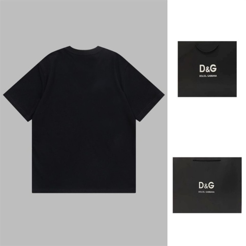 Replica Dolce & Gabbana D&G T-Shirts Short Sleeved For Unisex #1095273 $42.00 USD for Wholesale