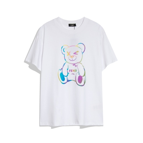 Fendi T-Shirts Short Sleeved For Unisex #1095324 $29.00 USD, Wholesale Replica Fendi T-Shirts