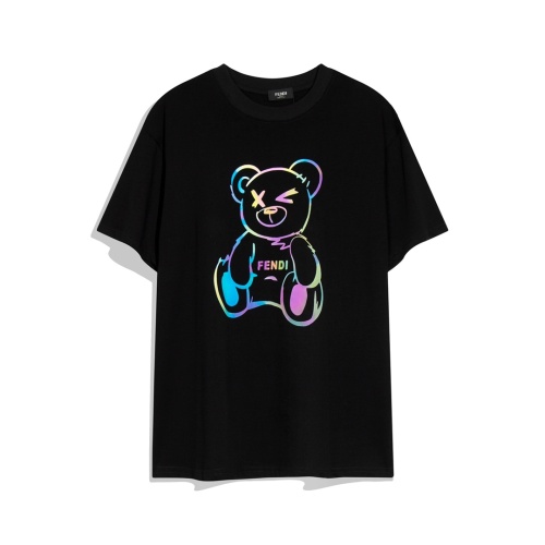 Fendi T-Shirts Short Sleeved For Unisex #1095325 $29.00 USD, Wholesale Replica Fendi T-Shirts