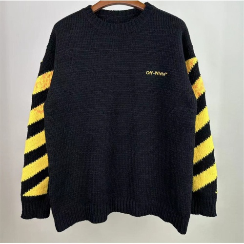 Off-White Sweaters Long Sleeved For Unisex #1095467 $56.00 USD, Wholesale Replica Off-White Sweaters
