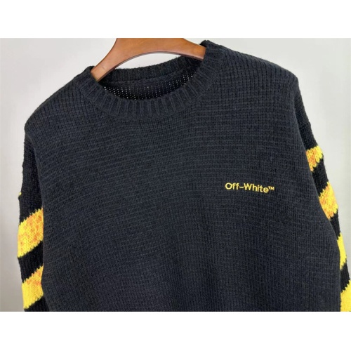 Replica Off-White Sweaters Long Sleeved For Unisex #1095467 $56.00 USD for Wholesale