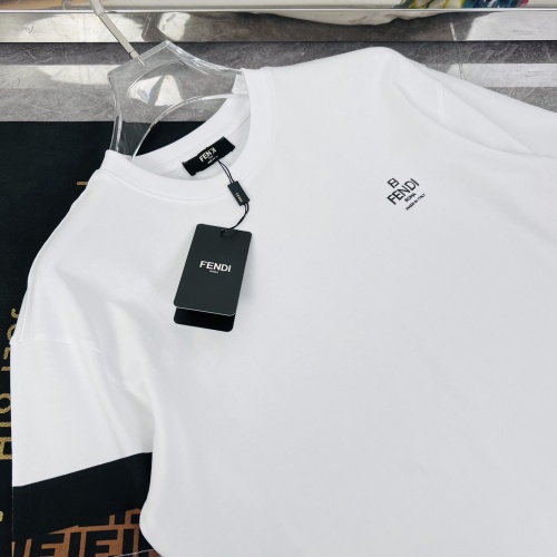 Replica Fendi T-Shirts Short Sleeved For Men #1095662 $56.00 USD for Wholesale