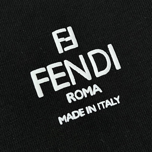 Replica Fendi T-Shirts Short Sleeved For Men #1095663 $56.00 USD for Wholesale