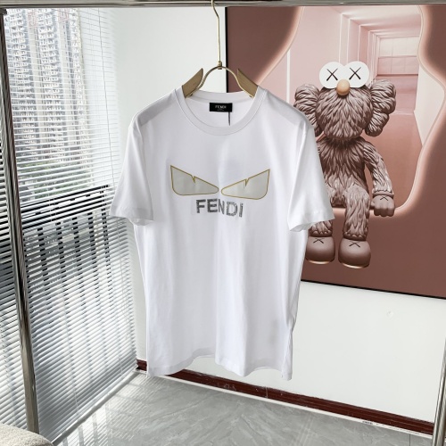 Fendi T-Shirts Short Sleeved For Men #1095732 $60.00 USD, Wholesale Replica Fendi T-Shirts