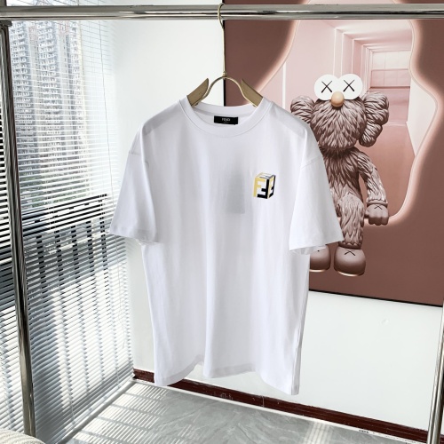 Replica Fendi T-Shirts Short Sleeved For Men #1095738 $60.00 USD for Wholesale