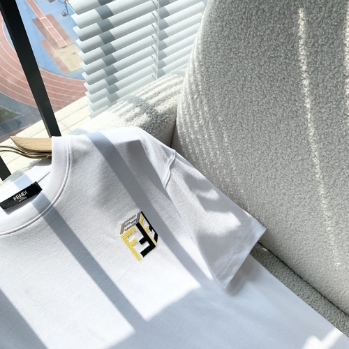 Replica Fendi T-Shirts Short Sleeved For Men #1095738 $60.00 USD for Wholesale