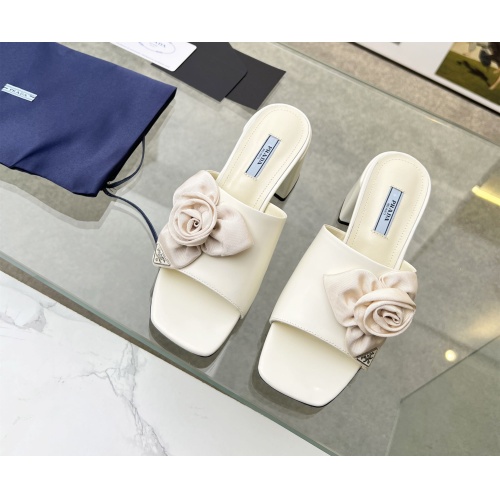 Replica Prada Slippers For Women #1095850 $98.00 USD for Wholesale