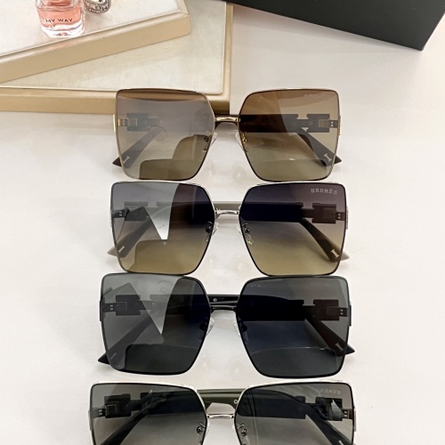 Replica Hermes AAA Quality Sunglasses #1095891 $45.00 USD for Wholesale