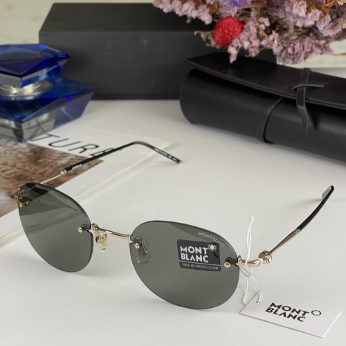 Montblanc AAA Quality Sunglasses #1096048 $60.00 USD, Wholesale Replica Montblanc AAA Quality Sunglasses