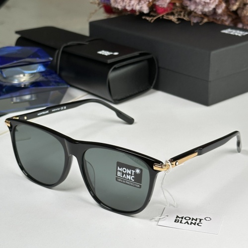 Montblanc AAA Quality Sunglasses #1096051 $60.00 USD, Wholesale Replica Montblanc AAA Quality Sunglasses