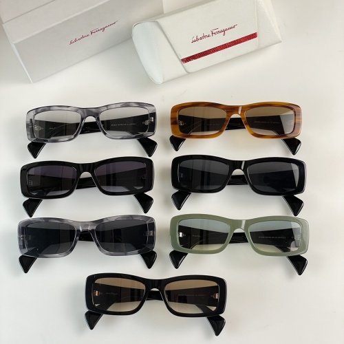 Replica Salvatore Ferragamo AAA Quality Sunglasses #1096161 $60.00 USD for Wholesale