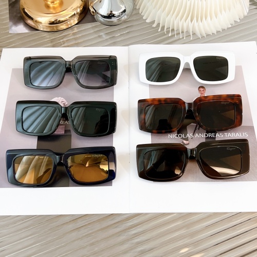 Replica Salvatore Ferragamo AAA Quality Sunglasses #1096175 $60.00 USD for Wholesale