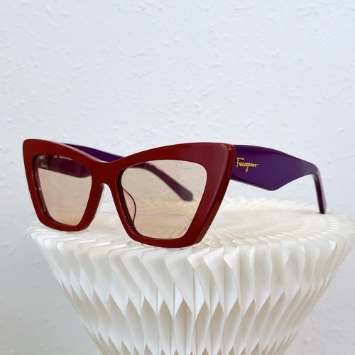 Salvatore Ferragamo AAA Quality Sunglasses #1096185 $60.00 USD, Wholesale Replica Salvatore Ferragamo AAA Quality Sunglasses