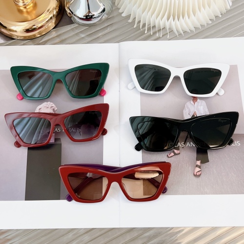 Replica Salvatore Ferragamo AAA Quality Sunglasses #1096185 $60.00 USD for Wholesale