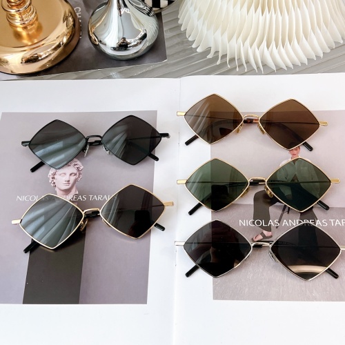 Replica Yves Saint Laurent YSL AAA Quality Sunglasses #1096273 $48.00 USD for Wholesale