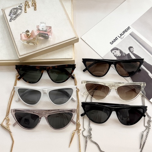 Replica Yves Saint Laurent YSL AAA Quality Sunglasses #1096305 $64.00 USD for Wholesale