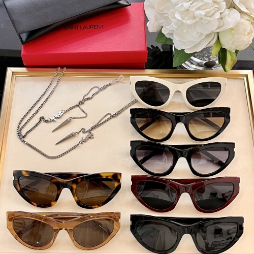 Replica Yves Saint Laurent YSL AAA Quality Sunglasses #1096318 $68.00 USD for Wholesale
